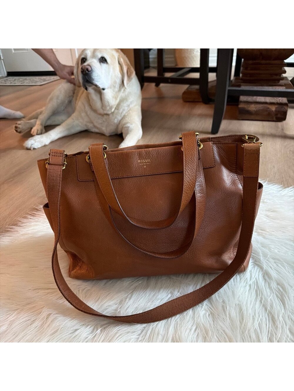 Fossil tote crossbody bag